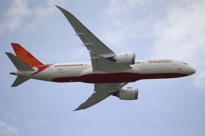 Air India’s Boeing plane was “well-maintained” before it crashed a week ago, killing all but one of 242 people on board, the airline said Thursday. (AP/File)