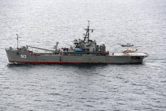 Iran could shut the Strait of Hormuz as a way of hitting back against its enemies, a senior lawmaker said on Thursday, though a second member of parliament said this would only happen if Tehran's vital interests were endangered. (AFP/File)