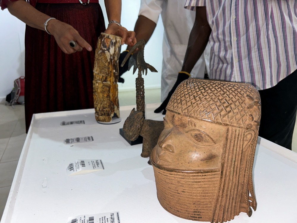 Netherlands returns 119 looted artifacts known as Benin Bronzes to Nigeria
