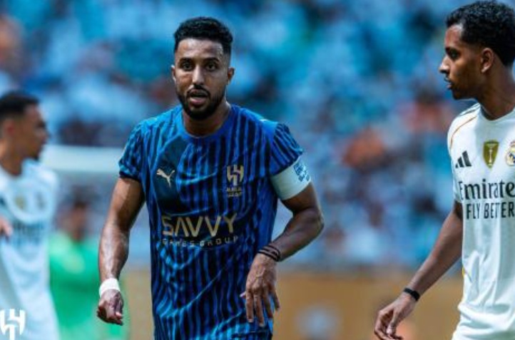 Salem Al-Dawsari has been praised for his performance in Al-Hilal's 1-1 draw with Real Madrid at The FIFA Club World Cup. (X/@Alhilal_EN)