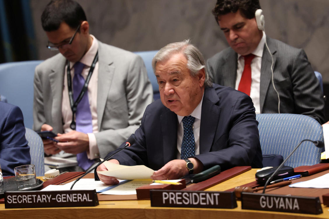 UN’s Guterres urges ‘give peace a chance’ in Israel-Iran conflict