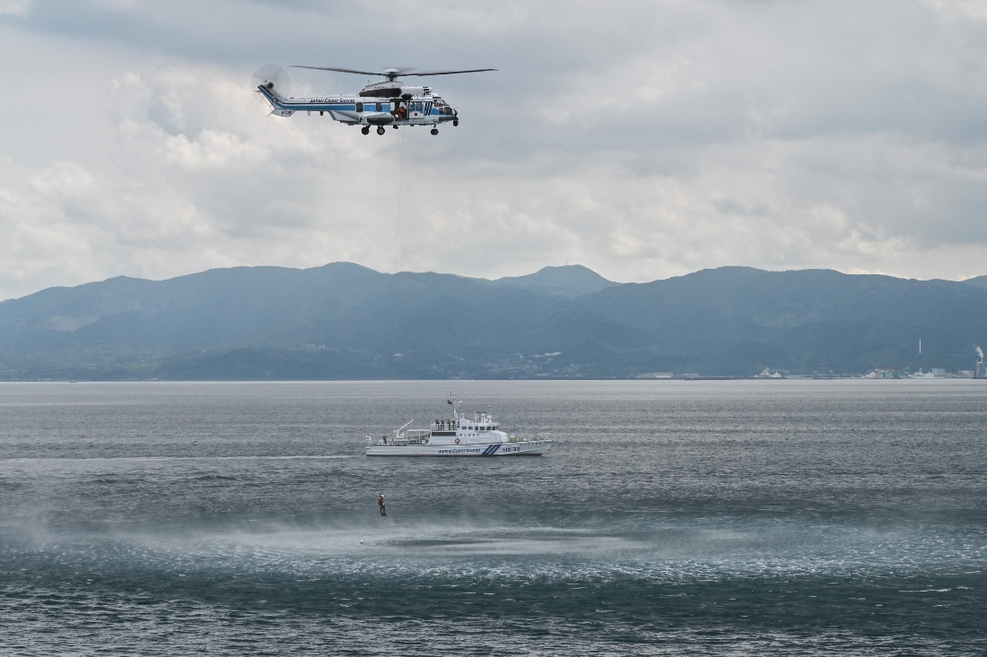 Japan's coast guard on June 20 conducted joint exercises with the United States and the Philippines seen as a show of unity against Chinese activity in disputed regional waters. (AFP)
