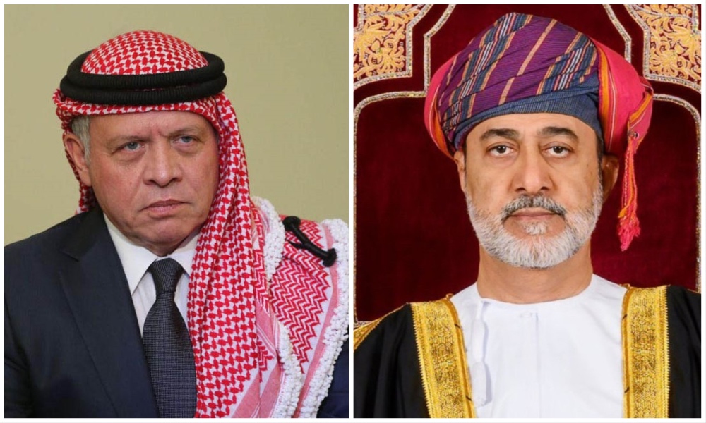 King Abdullah II of Jordan and Sultan Haitham bin Tariq of Oman. (Petra)