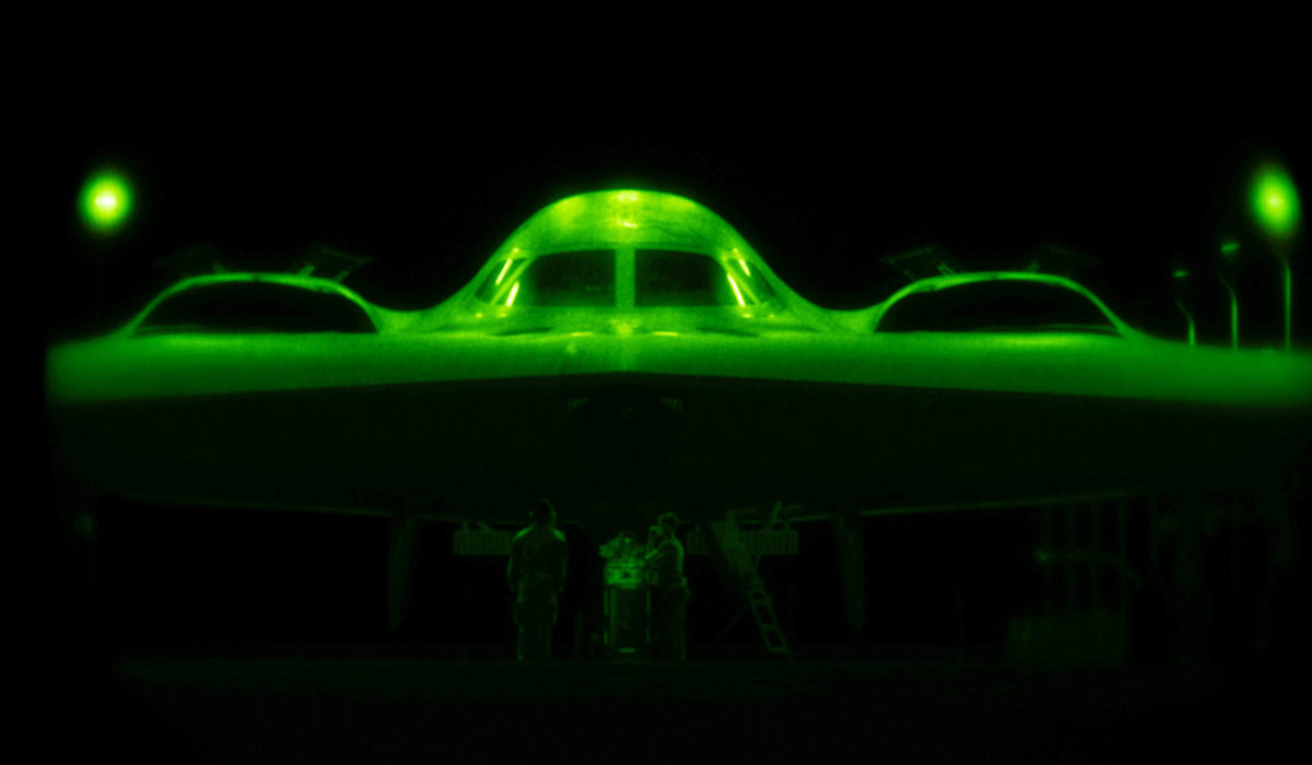 A U.S. Air Force B-2 Spirit stealth bomber is prepared for operations ahead of Operation Midnight Hammer, the U.S. attack on Iran's nuclear facilities, at Whiteman Air Force Base, Missouri, U.S. June 2025. (REUTERS)
