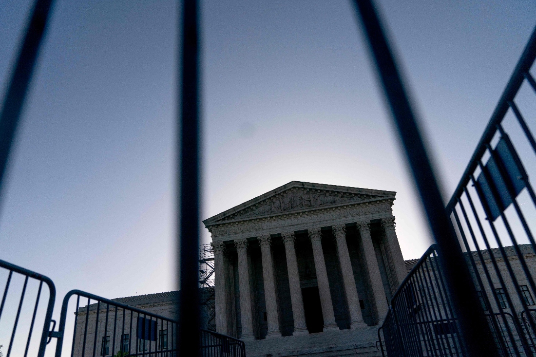 A photo of the US Supreme Court in Washington DC, US. (AFP)