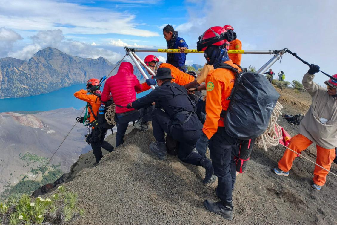 A Brazilian tourist who fell down a ravine at an Indonesian volcano popular with hikers has been found dead, the Brazilian government and Indonesia’s rescue agency said June 24, after a days-long search and rescue effort. (AFP)