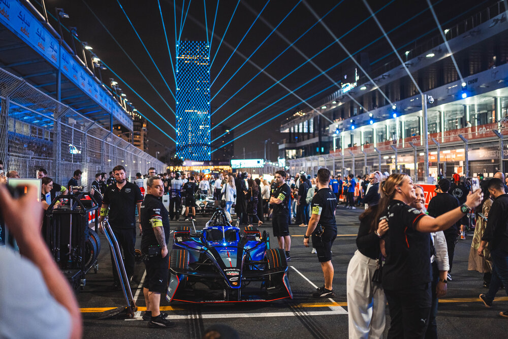The ABB FIA Formula E World Championship has confirmed that the 2025 Jeddah E-Prix double-header became the most-watched Formula E weekend in history with a record 65 million viewers, according to data analysis released by Kantar Media on Thursday. (Supplied)