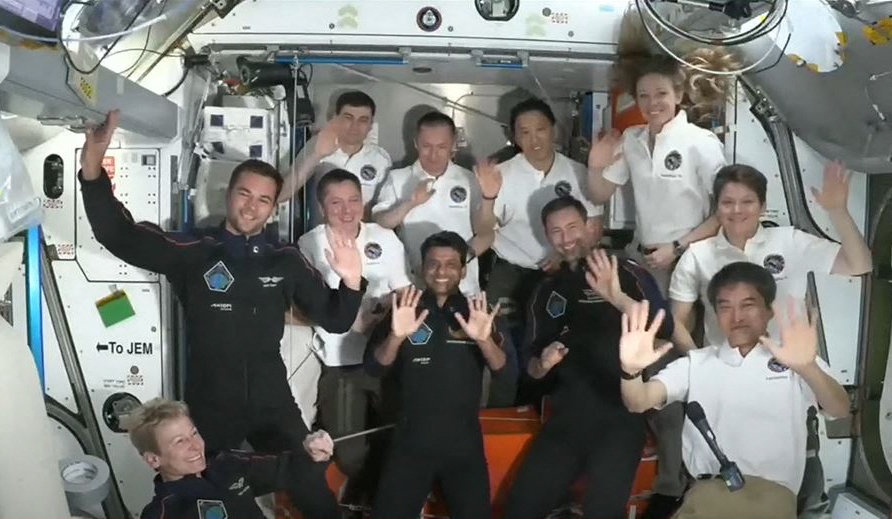 International Space Station welcomes its first astronauts from India, Poland and Hungary