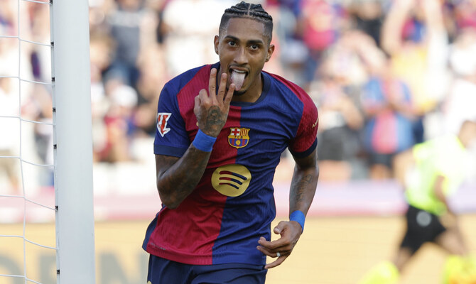 Brazil's Barcelona forward Raphinha regretted that the players were not consulted about extending their season to play at the Club World Cup, adding that nobody should be obliged to give up their vacation time. (AP/File)