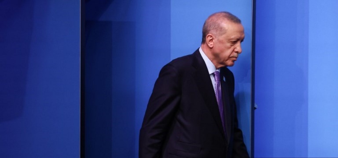 Turkish President Recep Tayyip Erdogan at the NATO Summit in The Hague, Netherlands. (AFP)