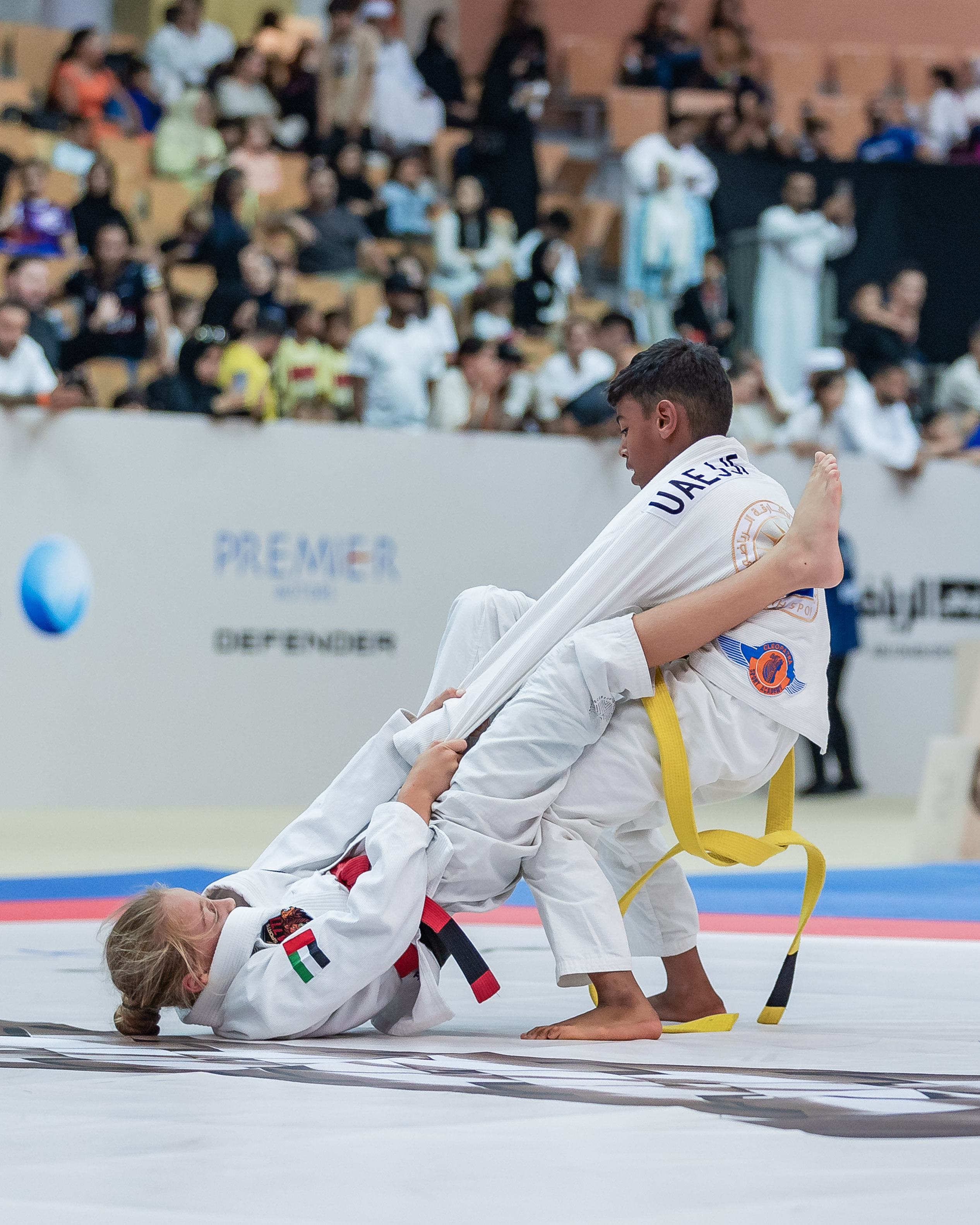 Round 4 of Khaled bin Mohamed bin Zayed Jiu-Jitsu Championship concluded on Sunday at Mubadala Arena in Abu Dhabi (UAEJJF)