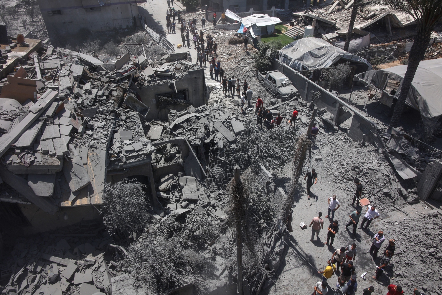 Israeli government actions are putting the US in a position where it has to defend the indefensible (File/AFP)