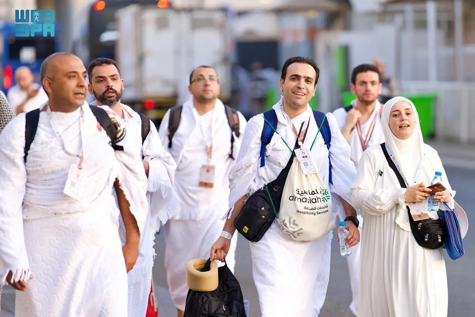 Pilgrims arrive in Mina for Day of Tarwiyah