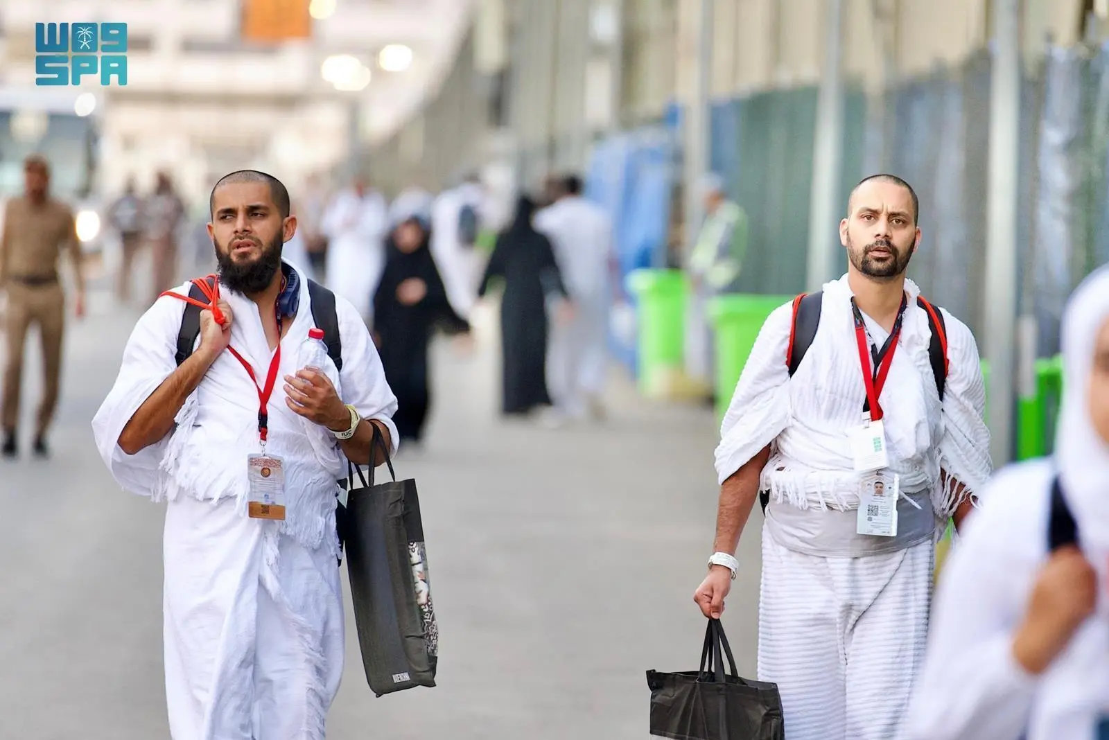 Pilgrims arrive in Mina for Day of Tarwiyah