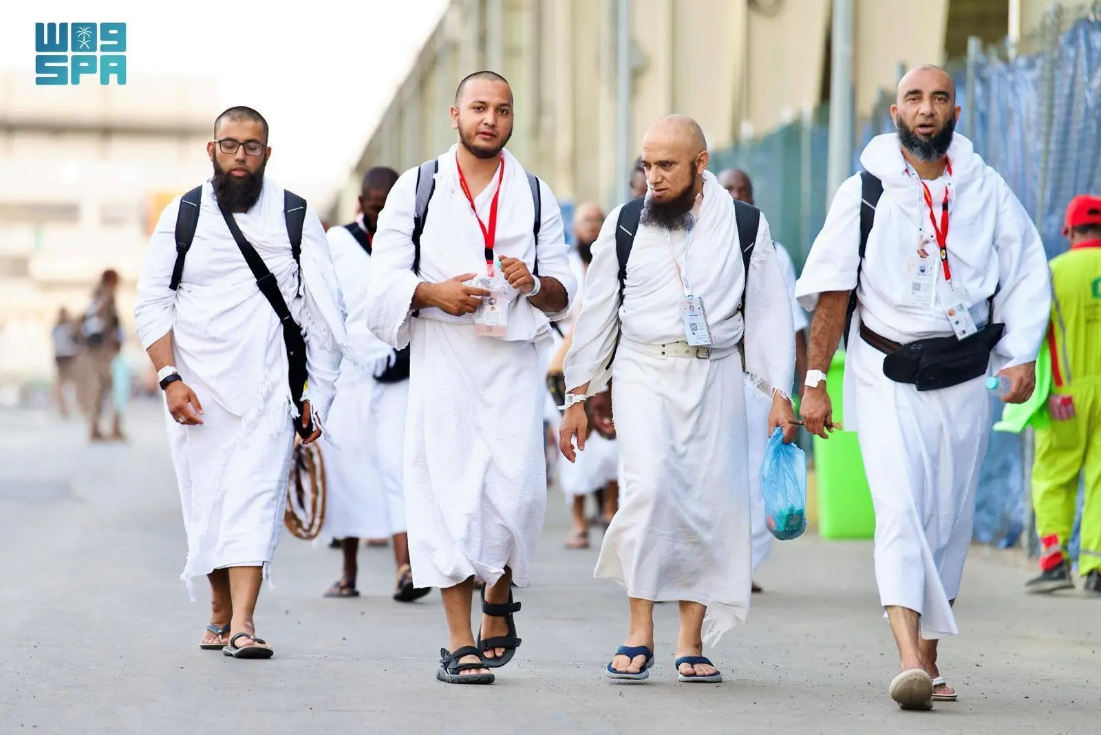 Pilgrims arrive in Mina for Day of Tarwiyah