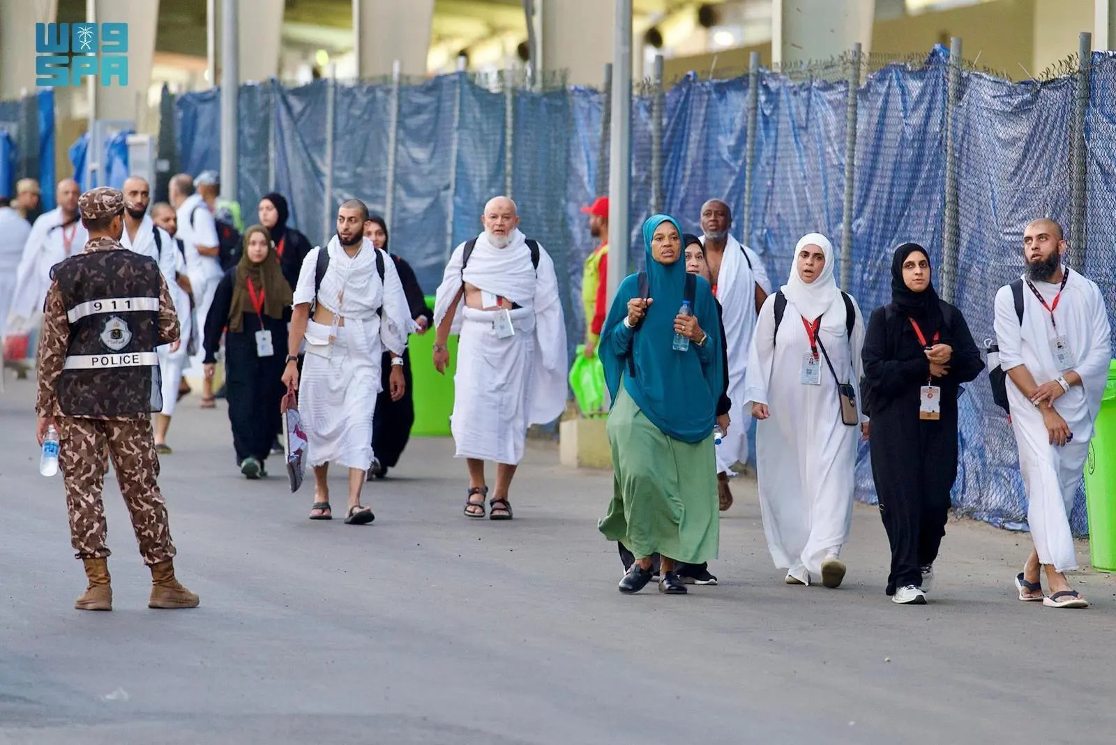 Pilgrims arrive in Mina for Day of Tarwiyah