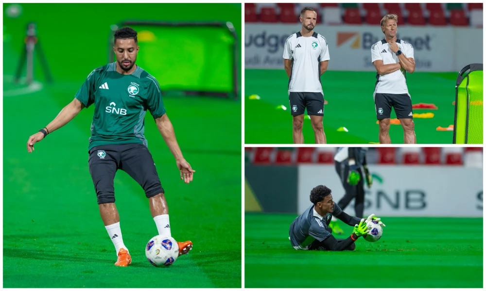 The Saudi national football team resumed training on Sunday evening as preparations intensify for Thursday’s crucial clash against Bahrain in the ninth round of Asian qualifiers for the 2026 FIFA World Cup. (SaudiNT)