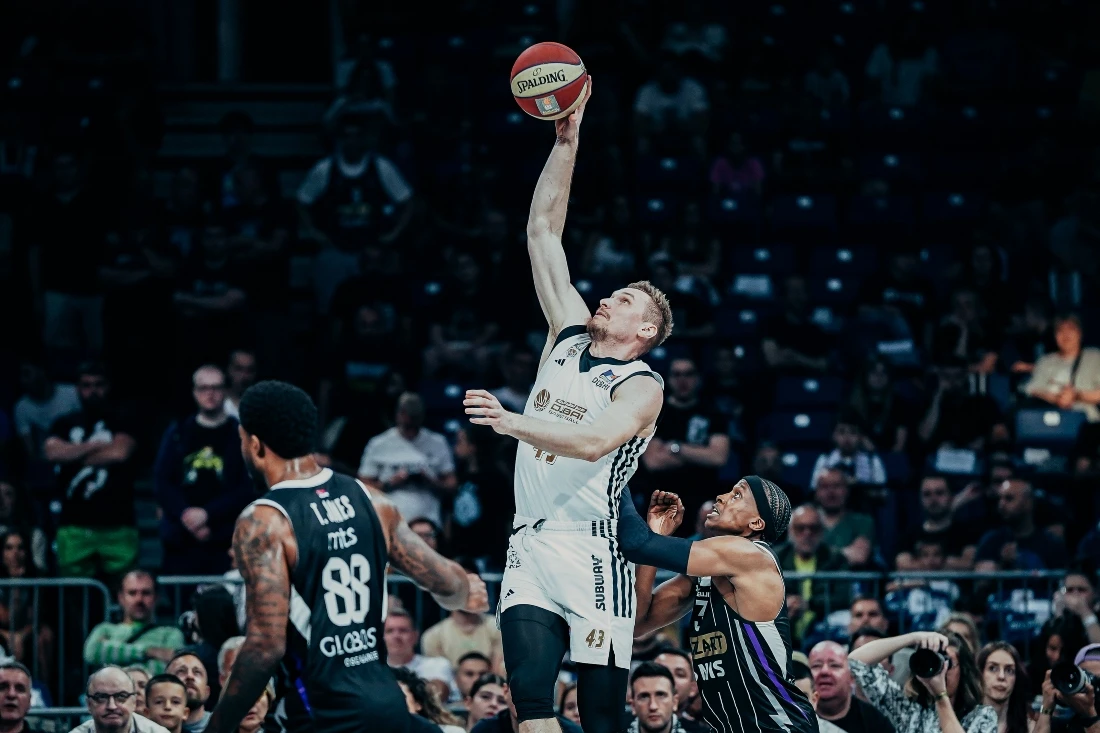 A historic first ABA League season for Dubai Basketball ended in a knockout in Belgrade. (SUPPLIED)