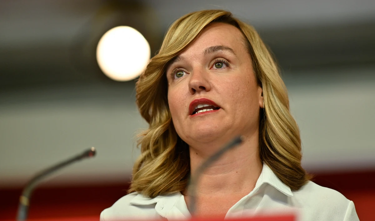 “The goal is clear ... a total disconnection from Israeli technology,” government spokesperson Pilar Alegria said, adding the government is studying “the effects of the cancelation.” (AFP/File)