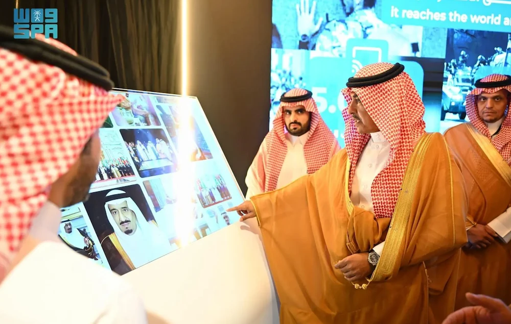Saudi Arabia’s minister of media and chairman of the Saudi Press Agency, Salman bin Yousef Al-Dosari, on Wednesday launched the Saudi Photo Platform, a new digital initiative designed to offer free access to SPA’s vast archive of authenticated images. (SPA)