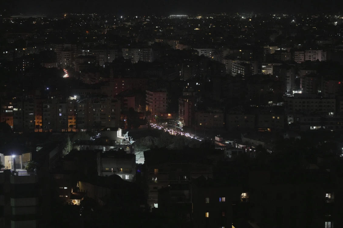 Residents evacuate after Israeli warnings of an impending attack on Dahiyeh, a southern suburb of Beirut, Lebanon, Thursday, June 5, 2025. (AP)
