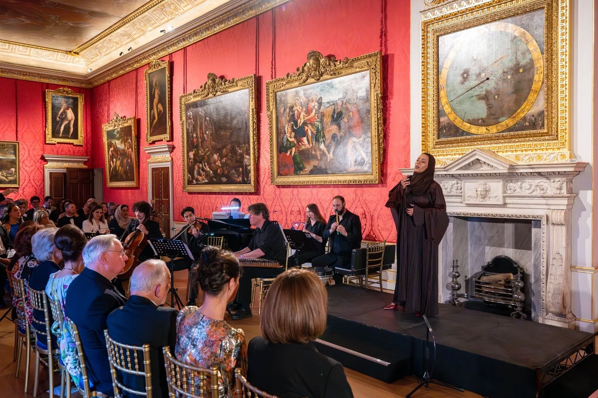 Emirati artists took to the stage at Kensington Palace to present a night of operatic performances. (Supplied)
