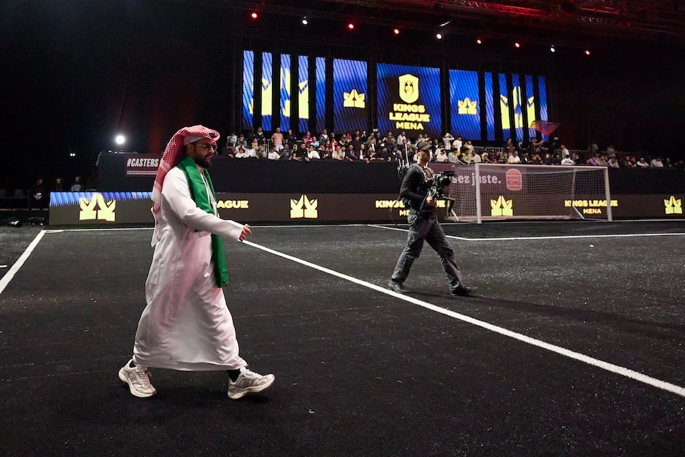 King’s League MENA unveils team presidents – including Saudi Arabian streaming sensation SHoNgxBoN – in Paris. (Quality Sport Images)