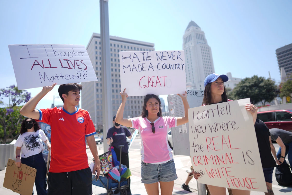 California governor says ‘democracy is under assault’ by Trump as feds intervene in LA protests