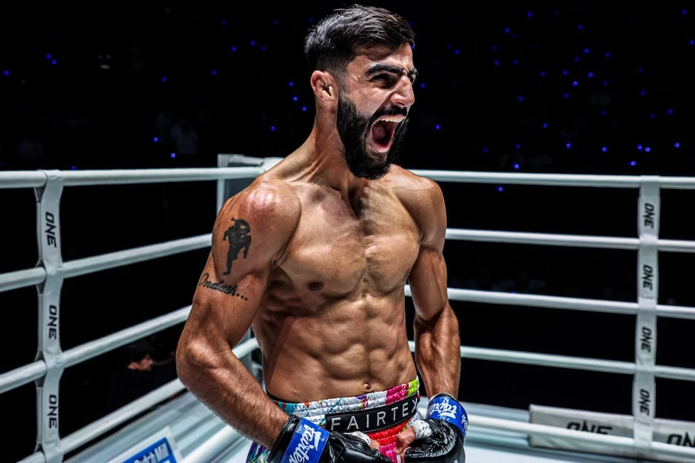 Lebanon’s Abdallah Ondash hopes a win on Friday brings him closer to a ONE Championship contract. (Supplied)