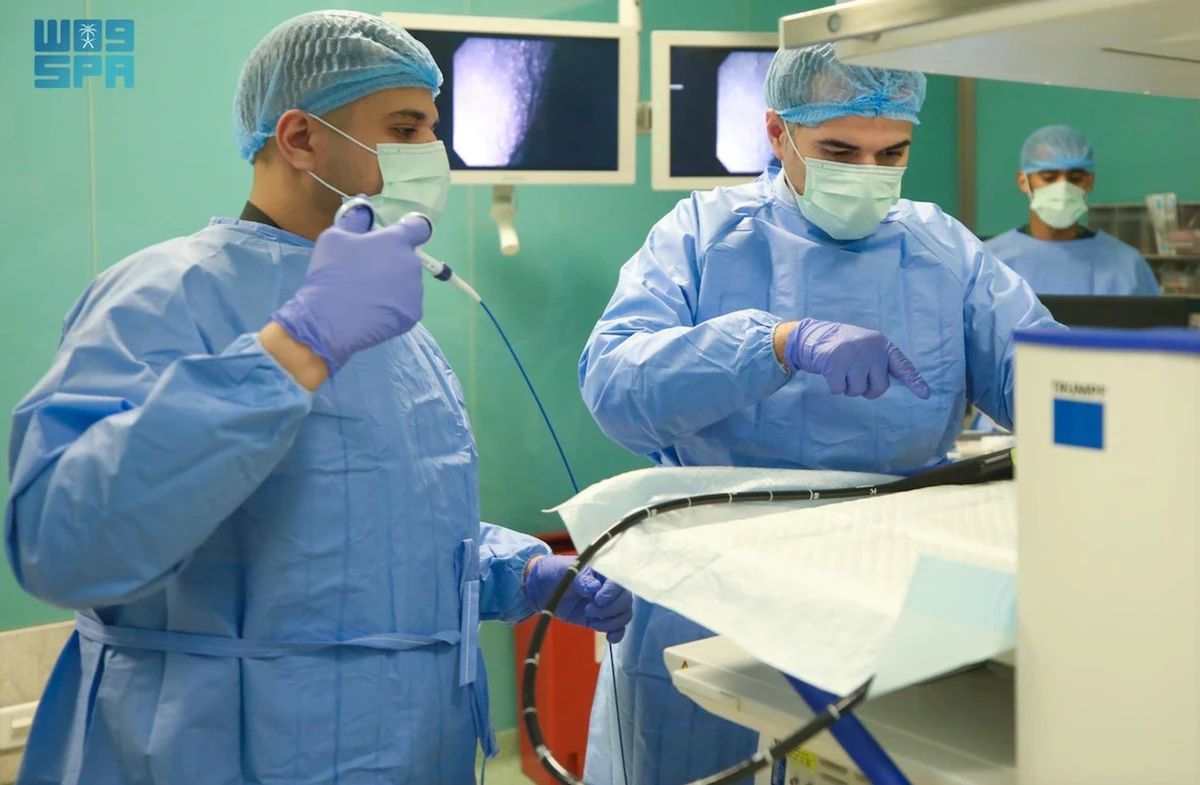 In a medical achievement, the first of its kind in the region, KFSHRC-Riyadh performs ESG on a patient who had previously undergone a kidney transplant. (SPA)