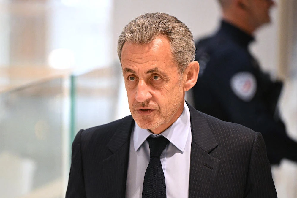 An appeals court last year upheld former French President Nicolas Sarkozy’s conviction for illegal attempts to secure favors from a judge and ordered him to wear an electronic ankle bracelet instead of serving a one-year jail sentence. (AFP file photo)