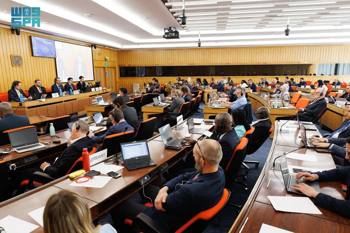 Saudi Arabia’s permanent representative to the International Maritime Organization recently made history by chairing the 51st advisory committee meetings of the International Mobile Satellite Organization in London. (SPA)