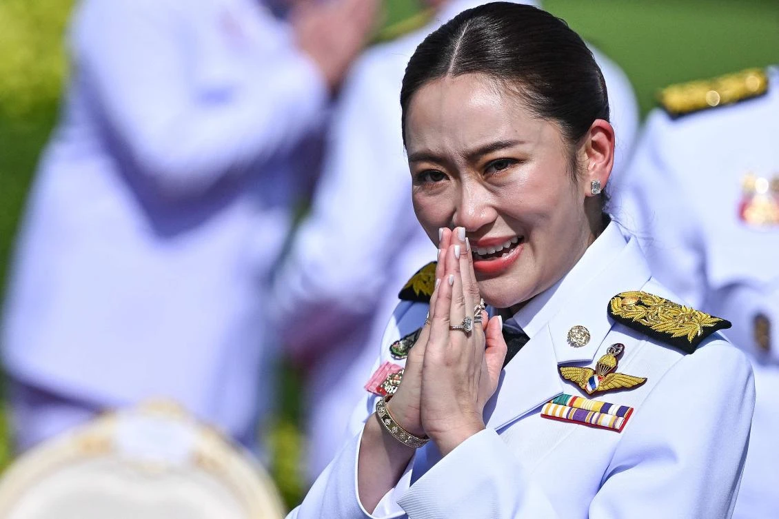 Thailand’s Prime Minister Paetongtarn Shinawatra came to power in August 2024 at the head of an uneasy coalition between Pheu Thai and a group of conservative, pro-military parties. (AFP)