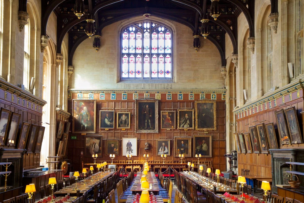 The Great Hall at Oxford's Christ Church College was the inspiration for the Hogwarts dining room in the ‘Harry Potter’ film series. (Supplied)