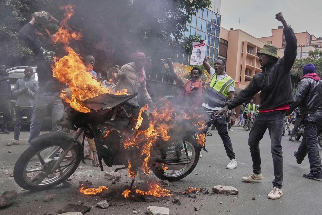 Kenyan referee suspended over protest violence allegation