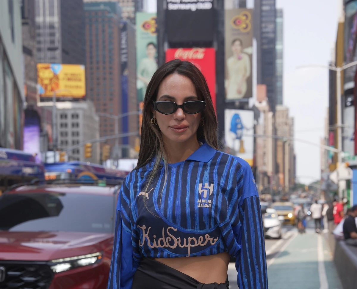 The new Al-Hilal kit for the 2025-26 has been revealed in New York. (Supplied)