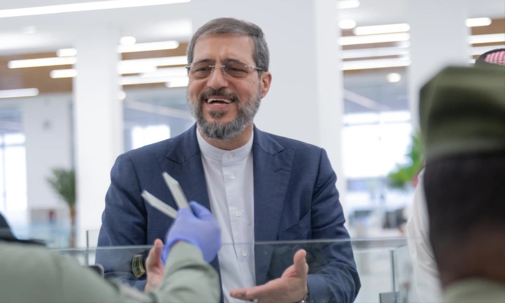 The head of Iran’s Hajj and Pilgrimage Organization Alireza Bayat. (SPA)