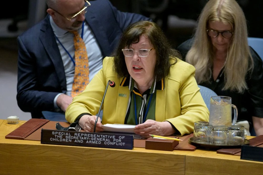 Special Representative of the Secretary-General of the United Nations for Children and Armed Conflict Virginia Gamba. (X/@childreninwar)