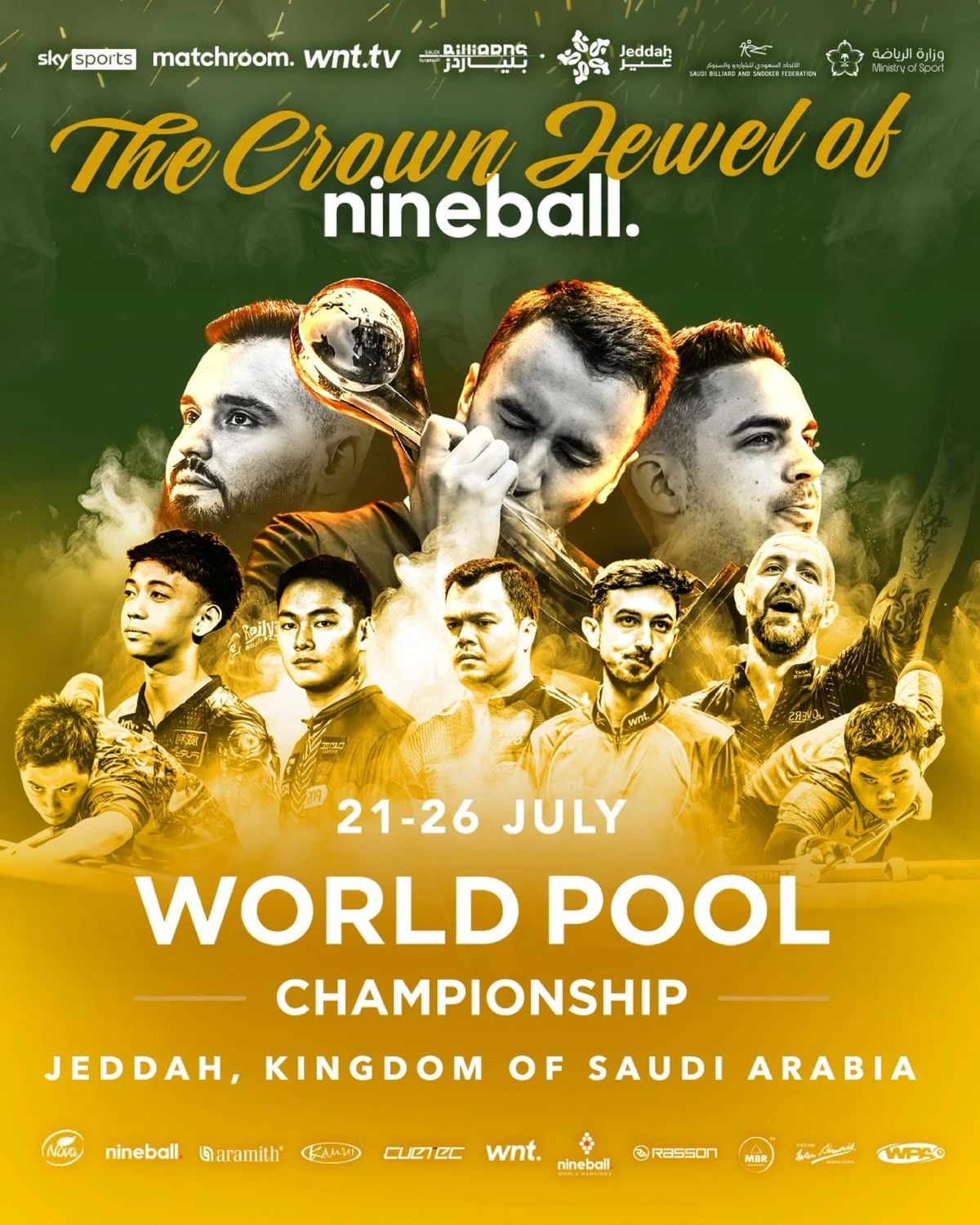 Tickets for 2025 World Pool Championship in Jeddah now on sale