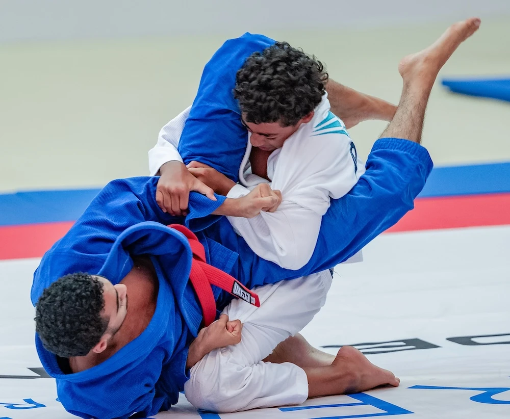 The fourth round of the Khaled bin Mohamed bin Zayed Jiu-Jitsu Championship will conclude on Sunday. (UAEJJF)