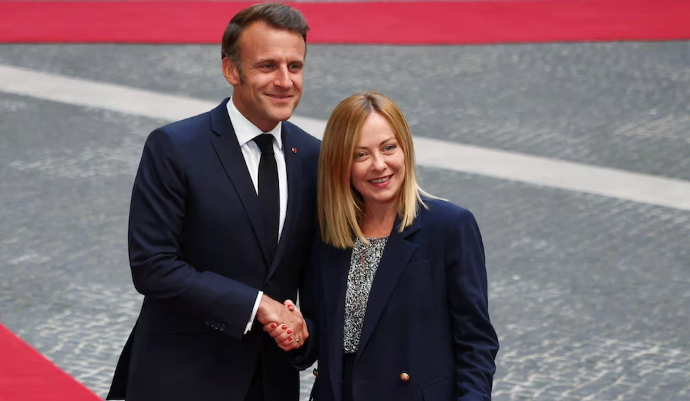 Should the Macron-Meloni reset hold, it could change the power equilibrium in Europe. (Reuters)