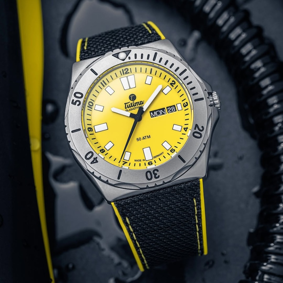 Tutima — M2 Seven Seas Signal Yellow