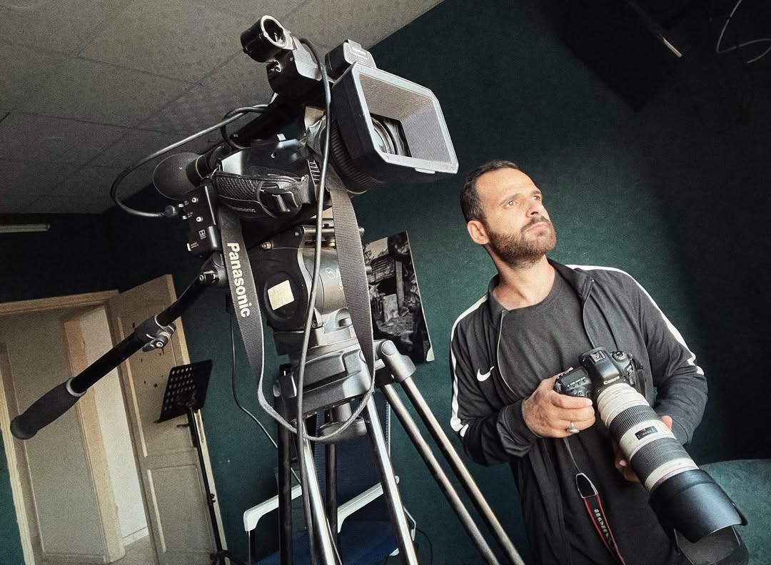 Ismail Abu Hattab, 33, was known for curating photo exhibitions abroad that documented the horrors of life in Gaza. (Instagram: @ismailabuhatab)