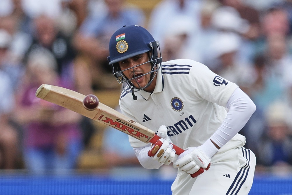 Shubman Gill’s innings surpassed the recently retired Kohli’s 254 against South Africa at Pune in 2019. (AP)