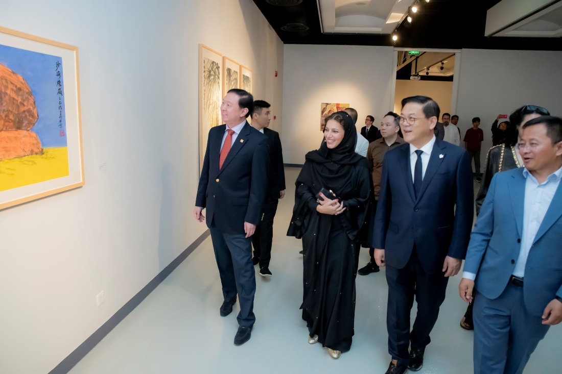 Chinese artist Shu Li is displaying his work at an exhibition in Riyadh. (SUPPLIED)