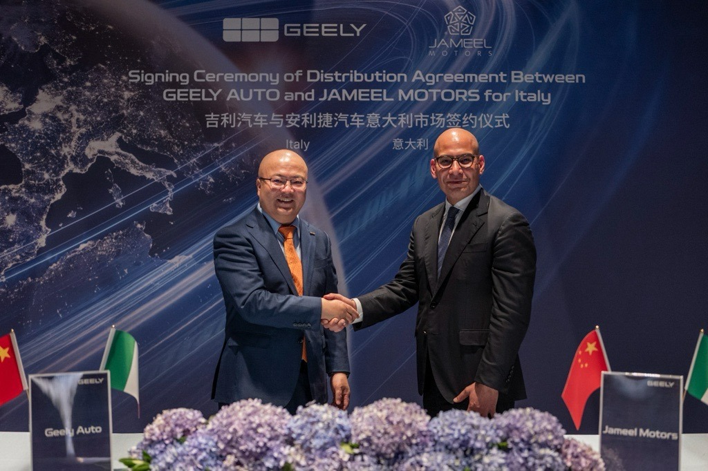 Jameel Motors, Geely Auto to enter Italian market with new energy passenger vehicles