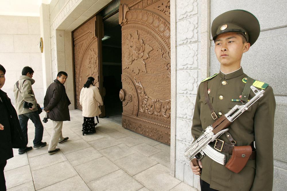 The itinerary includes the first Western visit in over five years to Mount Myohyang, above, a mystical peak boasting a museum of lavish gifts presented to former North Korean leaders. (AFP file photo)