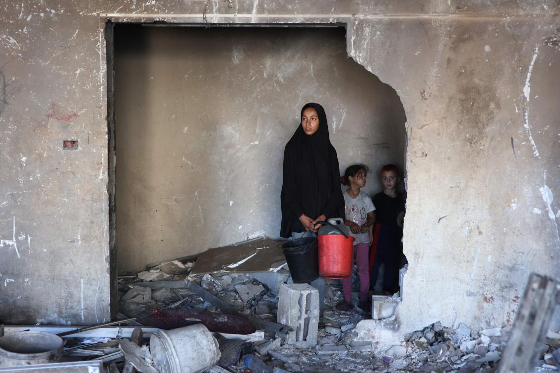 Israel’s retaliatory campaign has killed at least 57,418 people in Gaza, also mostly civilians, according to the Hamas-run territory’s health ministry. (AFP)