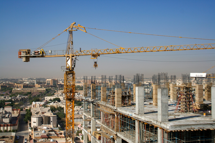 Riyadh remains the center of construction activity, with $135.2 billion of contracts awarded since 2020. Getty