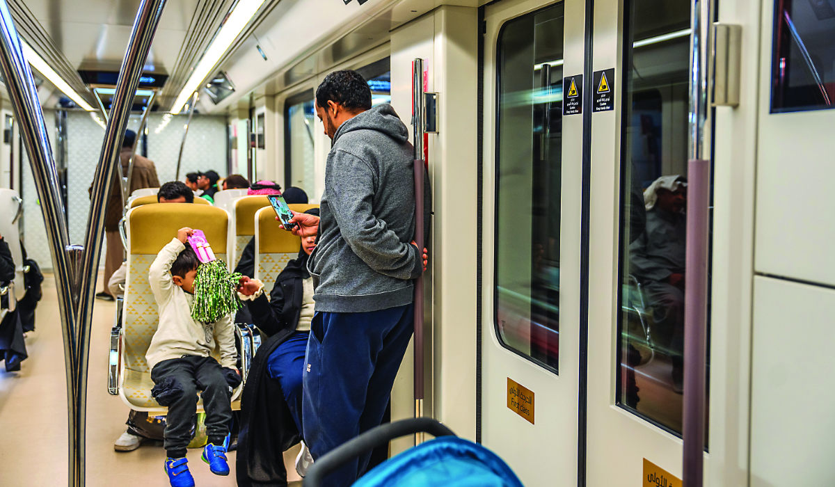 Commuters say the Riyadh Metro has significantly reduced travel times compared to navigating the city’s increasingly congested roads. (AN photos by Huda Bashatah)